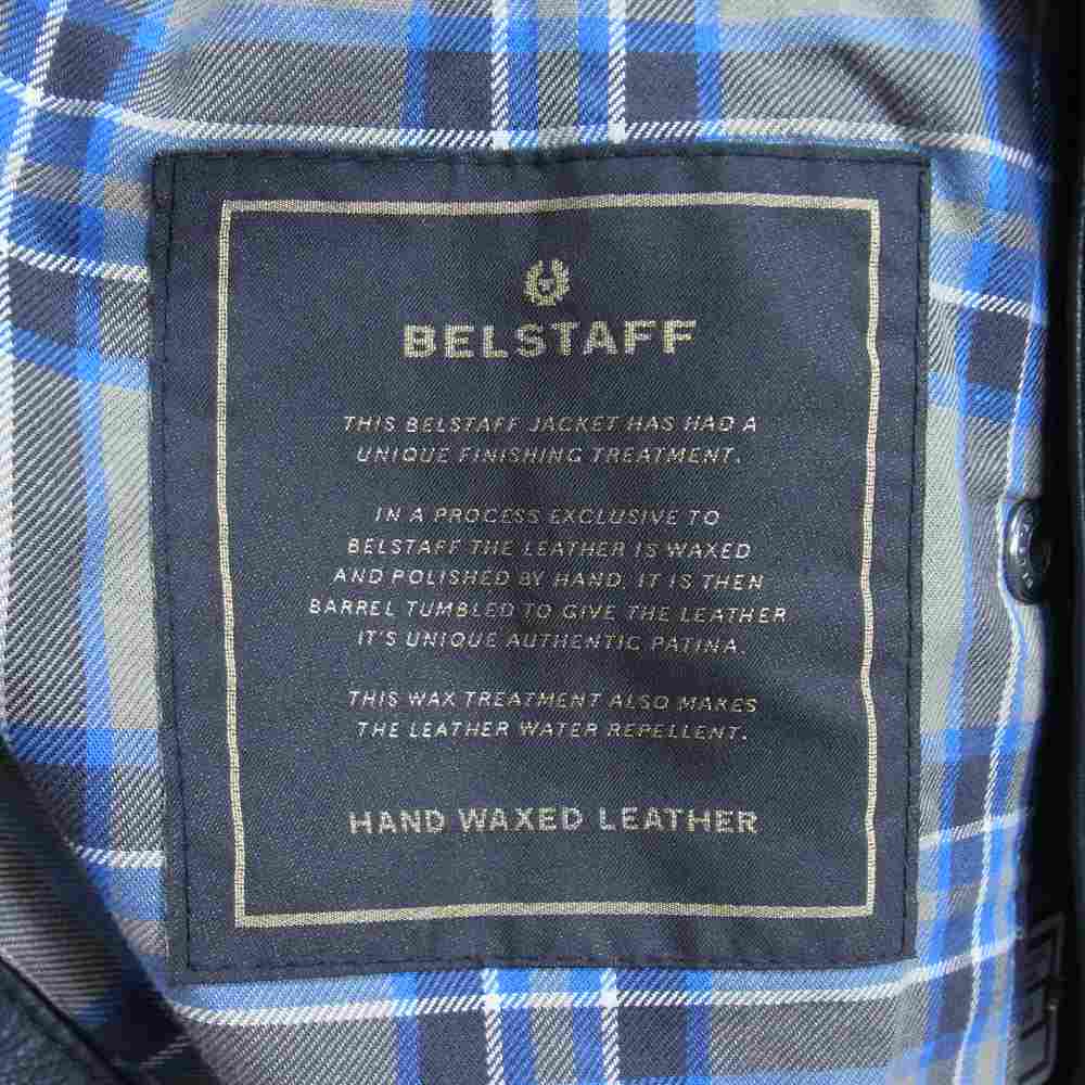 BELSTAFF ベルスタッフ 71050527 TRIALMASTER PANTHER JACKET レザー バイカージャケット ブラック系 44【美品】【中古】