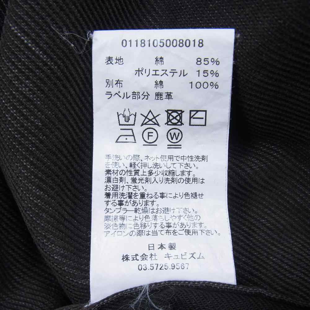 VISVIM ビズビム 18SS 0118105008018 FLUXUS 03 SLUB CORDS チャコール系 3【中古】