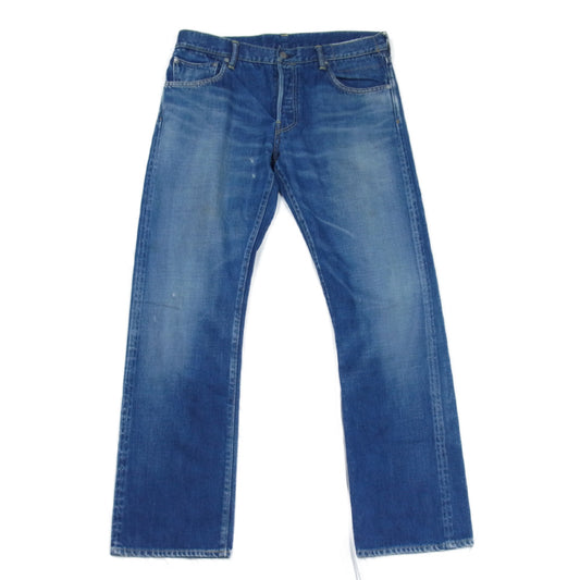 VISVIM ビズビム 17SS 0117105005012 SOCIAL SCULPTURE 01 SLIM DAMAGED-5 デニムパンツ インディゴブルー系 34【中古】