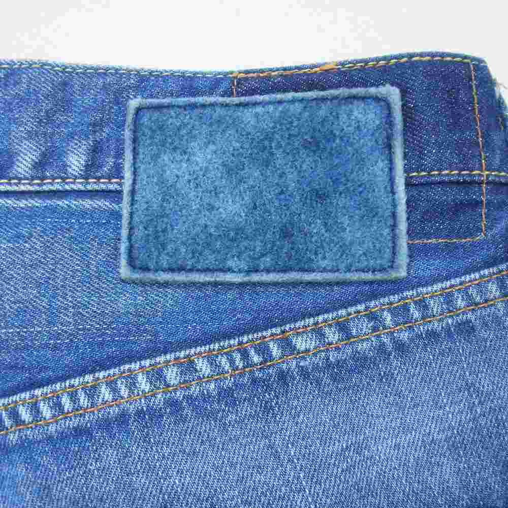 VISVIM ビズビム 17SS 0117105005012 SOCIAL SCULPTURE 01 SLIM DAMAGED-5 デニムパンツ インディゴブルー系 34【中古】