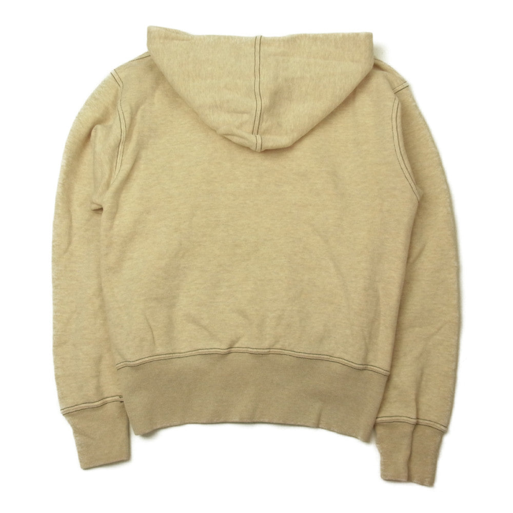 CUSHMAN クッシュマン フルジップ スウェット パーカー ベージュ系 M【中古】