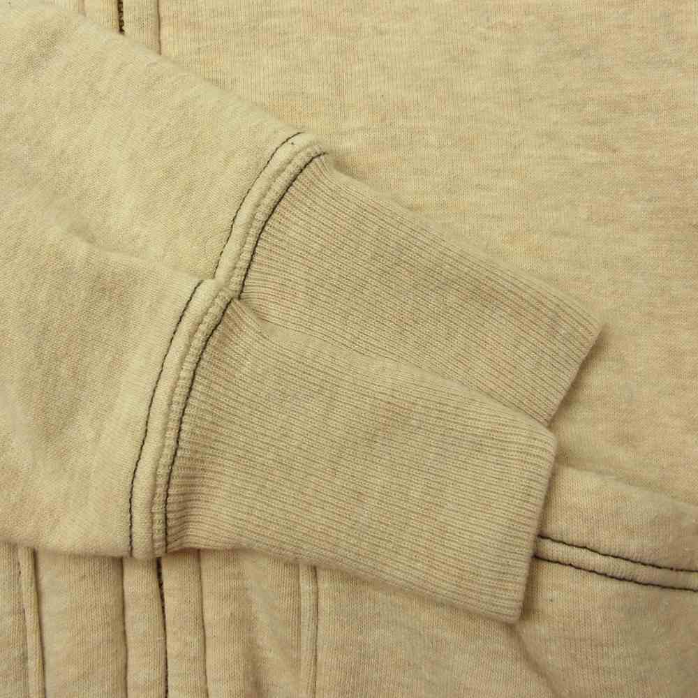 CUSHMAN クッシュマン フルジップ スウェット パーカー ベージュ系 M【中古】