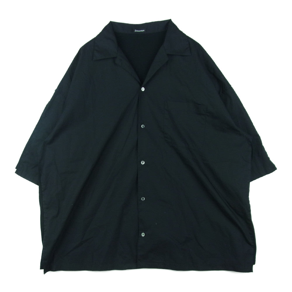 UNDERCOVER アンダーカバー UI1B4405-2 Undercoverism アンダーカバーイズム 後CS切替 半袖 BIG シャツ ブラック系 4【美品】【中古】