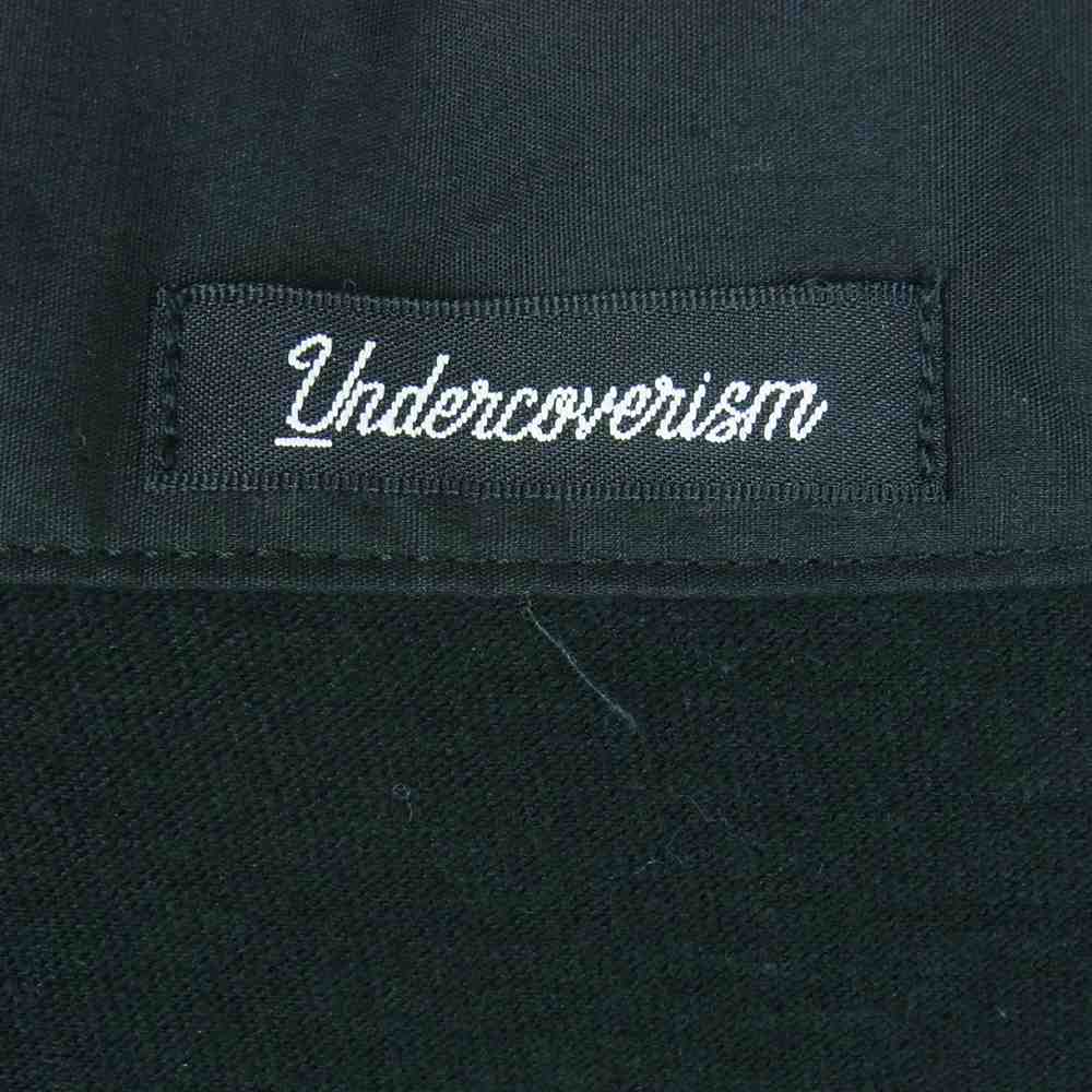 UNDERCOVER アンダーカバー UI1B4405-2 Undercoverism アンダーカバーイズム 後CS切替 半袖 BIG シャツ ブラック系 4【美品】【中古】