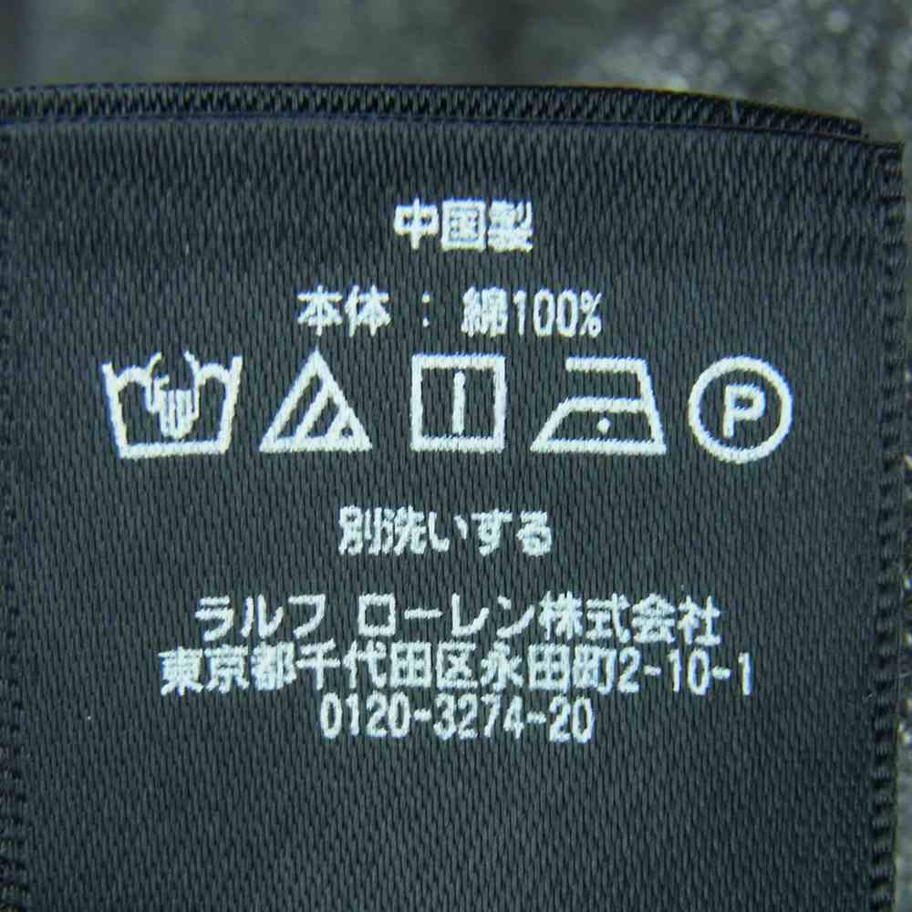 RRL ダブルアールエル 長袖 ワーク シャツ ごま塩 コットン 中国製 グレー系 XL【美品】【中古】