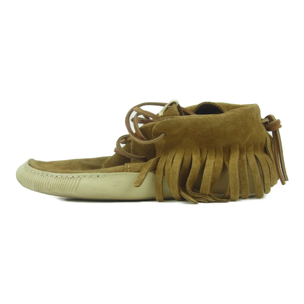 VISVIM ビズビム KUIVA SHAMAN-FOLK スエード フォーク モカシン シューズ ブーツ ブラウン系 US9.5【中古】