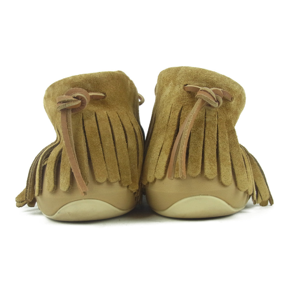 VISVIM ビズビム KUIVA SHAMAN-FOLK スエード フォーク モカシン シューズ ブーツ ブラウン系 US9.5【中古】