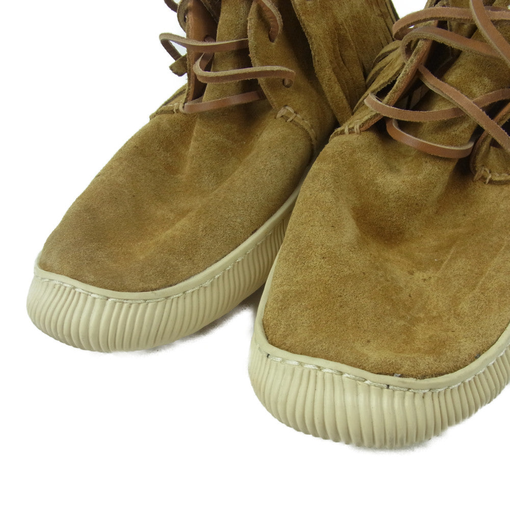 VISVIM ビズビム KUIVA SHAMAN-FOLK スエード フォーク モカシン シューズ ブーツ ブラウン系 US9.5【中古】