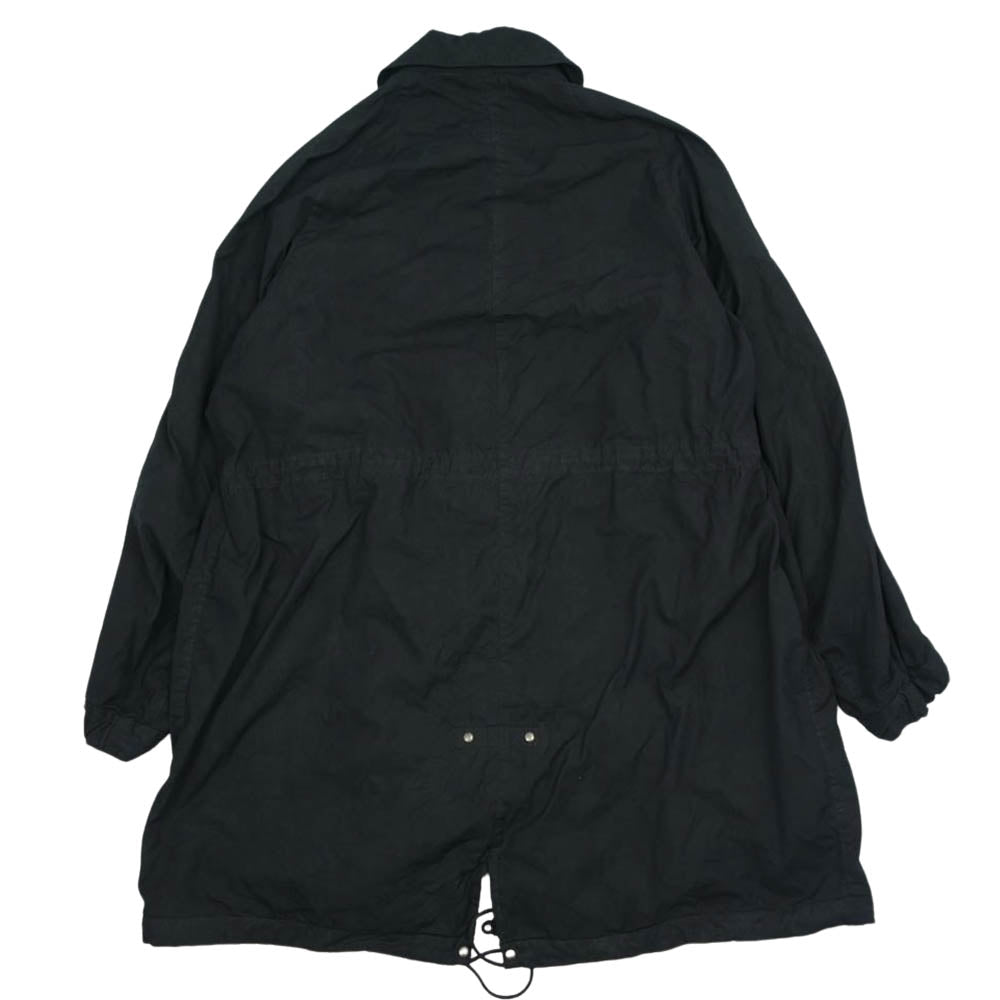 VISVIM ビズビム 22SS 0122105013019 LEVINSON FISHTAIL 泥染め フィッシュテール モッズ ミリタリー コート ブラック系 3【中古】