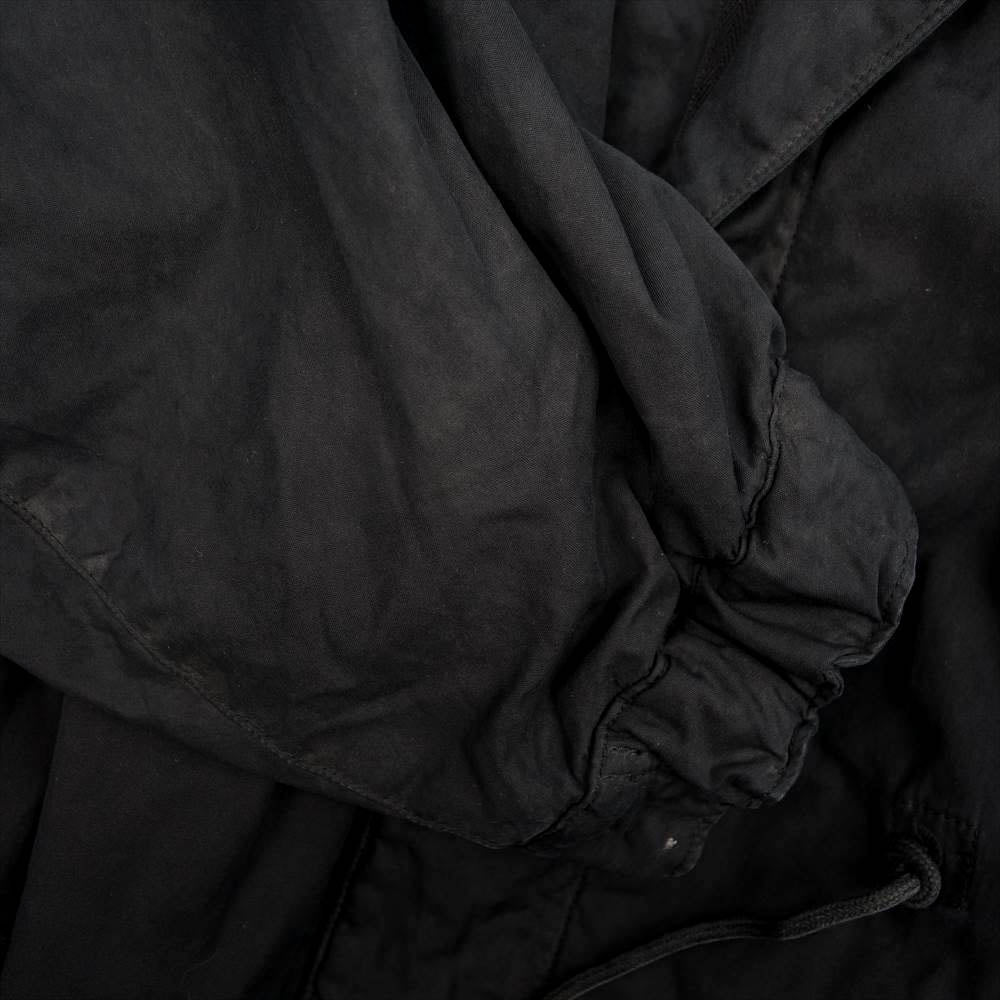 VISVIM ビズビム 22SS 0122105013019 LEVINSON FISHTAIL 泥染め フィッシュテール モッズ ミリタリー コート ブラック系 3【中古】