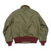 Buzz Rickson's バズリクソンズ BR14502 Type B-10 SUPERIOR TOGS CORP 実名復刻 赤リブ ボア ミリタリー フライト ジャケット モスグリーン系 40【新古品】【未使用】【中古】