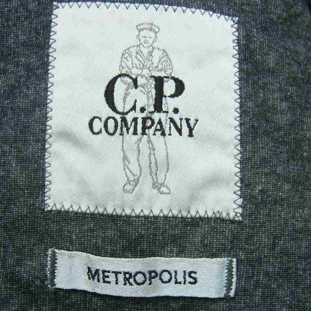 C.P.Company シーピーカンパニー 12CMOW200A METROPOLIS JACKET ガーメントダイ メトロポリス ジャケット グレー系【美品】【中古】