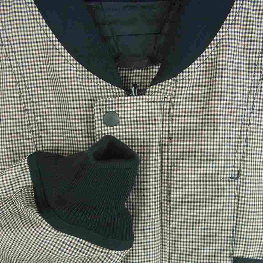 JUNYA WATANABE COMME des GARCONS MAN ジュンヤワタナベコムデギャルソンマン 22SS WI-J101 Karrimor カリマー ラミーナイロン先染チェック リュックドッキング リバーシブル ブルゾン ジャケット ブラウン系 グレー系 L【美品】【中古】