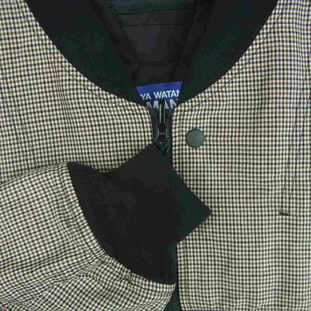 JUNYA WATANABE COMME des GARCONS MAN ジュンヤワタナベコムデギャルソンマン 22SS WI-J101 Karrimor カリマー ラミーナイロン先染チェック リュックドッキング リバーシブル ブルゾン ジャケット ブラウン系 グレー系 L【美品】【中古】