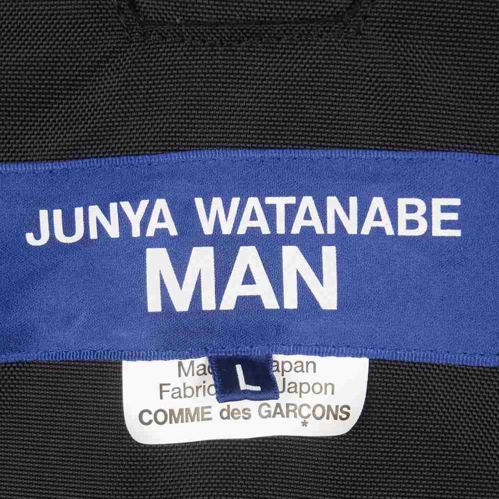 JUNYA WATANABE COMME des GARCONS MAN ジュンヤワタナベコムデギャルソンマン 22SS WI-J101 Karrimor カリマー ラミーナイロン先染チェック リュックドッキング リバーシブル ブルゾン ジャケット ブラウン系 グレー系 L【美品】【中古】