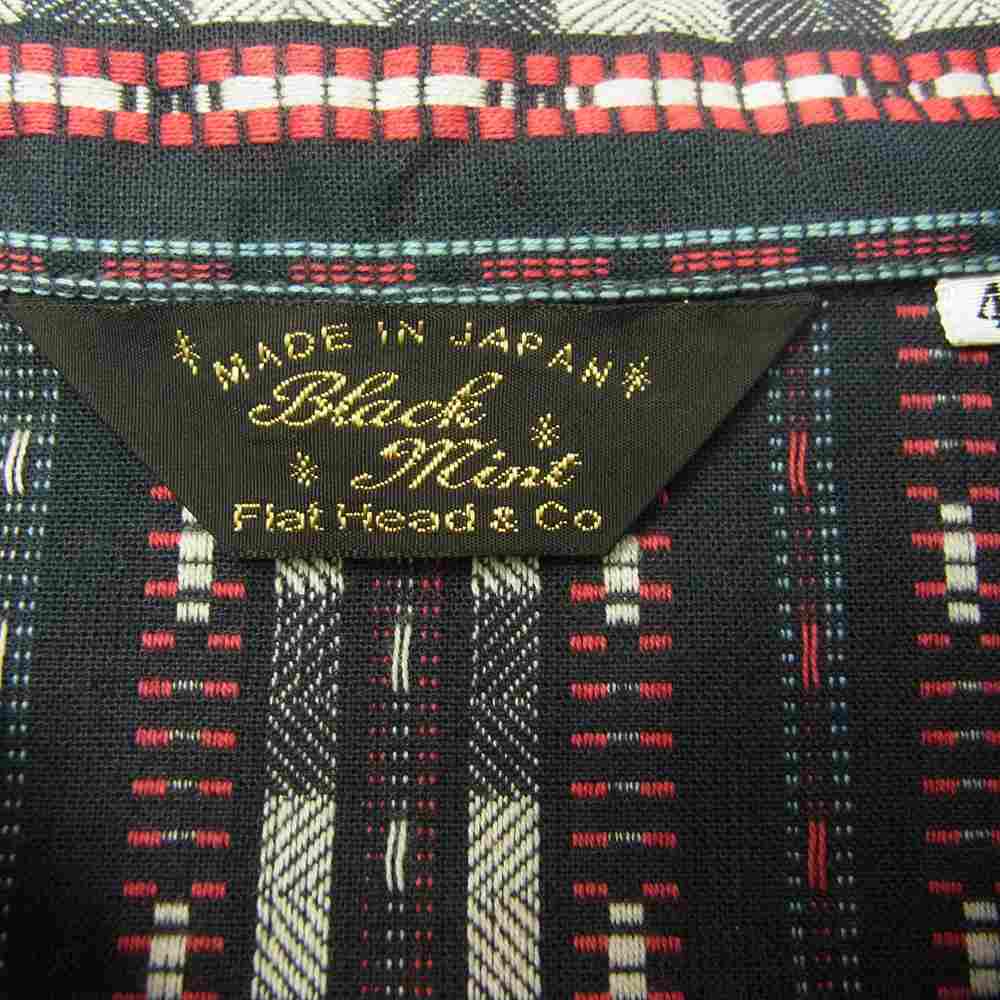THE FLAT HEAD ザフラットヘッド Black Mint ウエスタン シャツ マルチカラー系 40【中古】