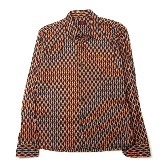 R.J.B アールジェイビー Clippers フラットヘッド ドレスシャツ ブラック系 38【中古】