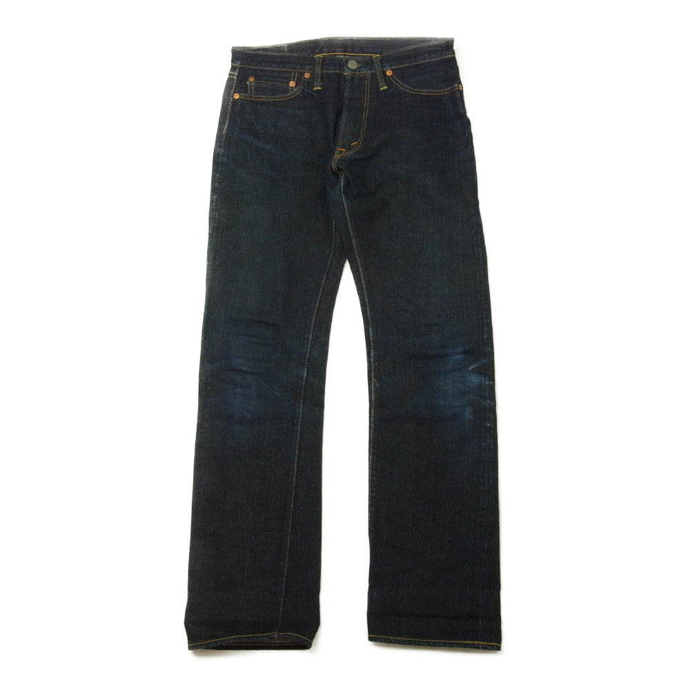 THE FLAT HEAD ザフラットヘッド 3001 スリムストレート デニム パンツ インディゴブルー系 31【中古】