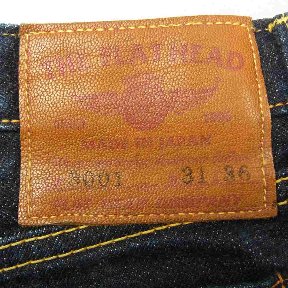 THE FLAT HEAD ザフラットヘッド 3001 スリムストレート デニム パンツ インディゴブルー系 31【中古】