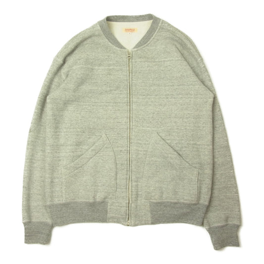 The REAL McCOY'S ザリアルマッコイズ フルジップ スウェット カーディガン グレー系 S【中古】