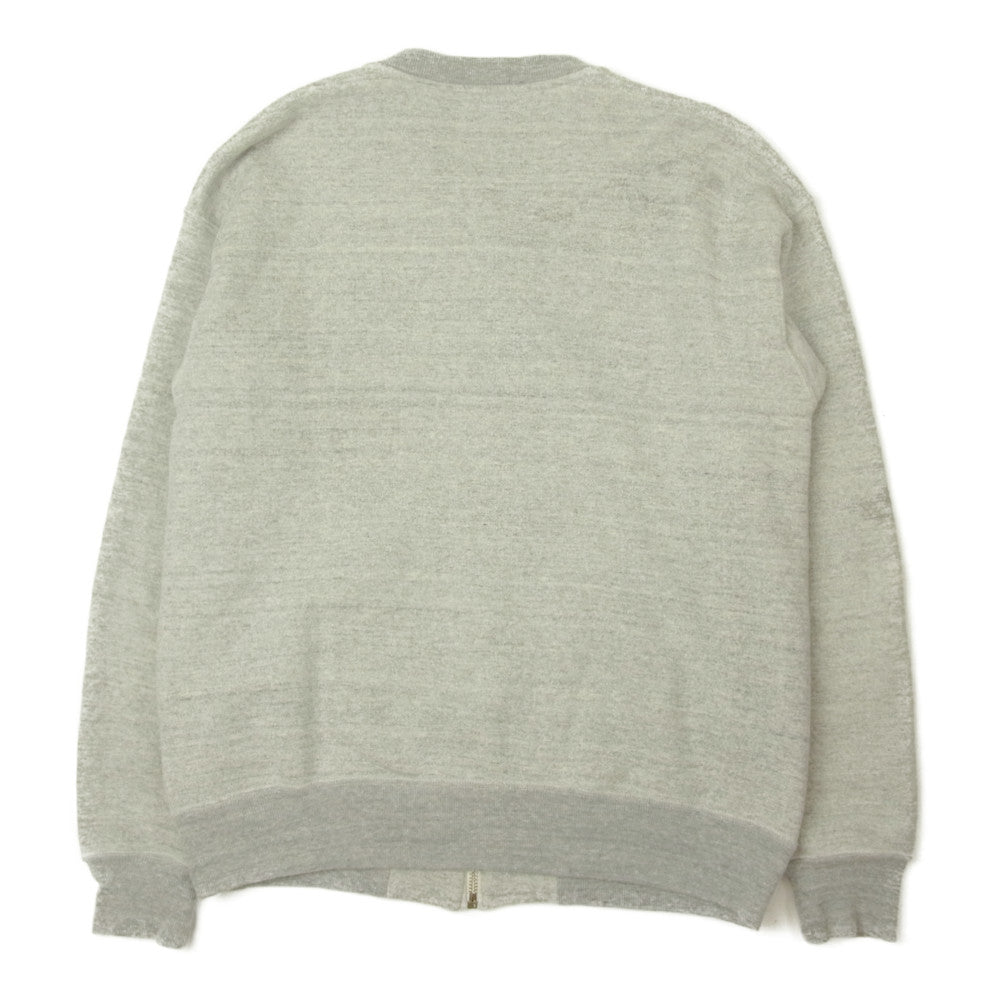The REAL McCOY'S ザリアルマッコイズ フルジップ スウェット カーディガン グレー系 S【中古】
