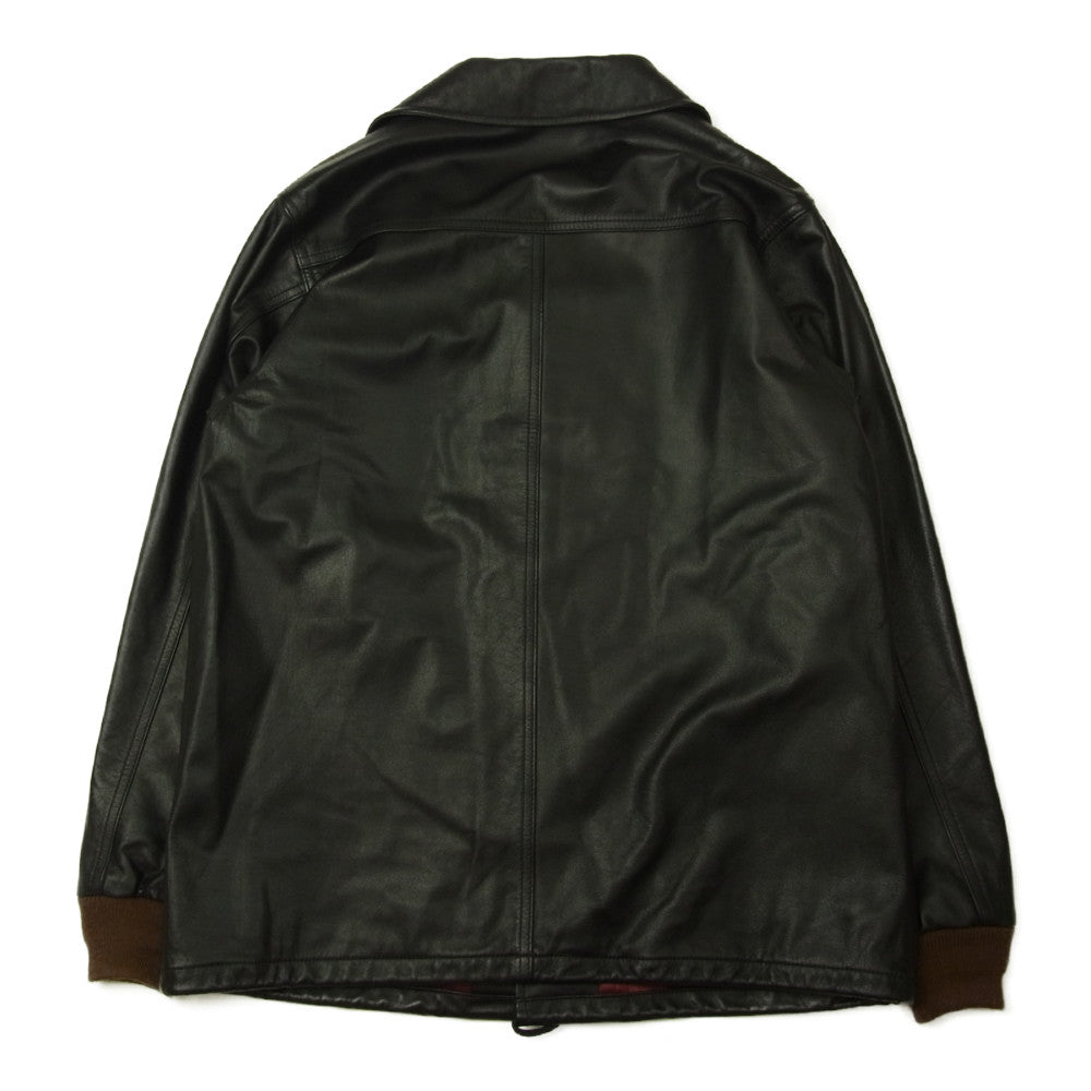 or Glory オアグローリー Leather Coach Jacket レザー コーチ ジャケット ブラック系 M【中古】