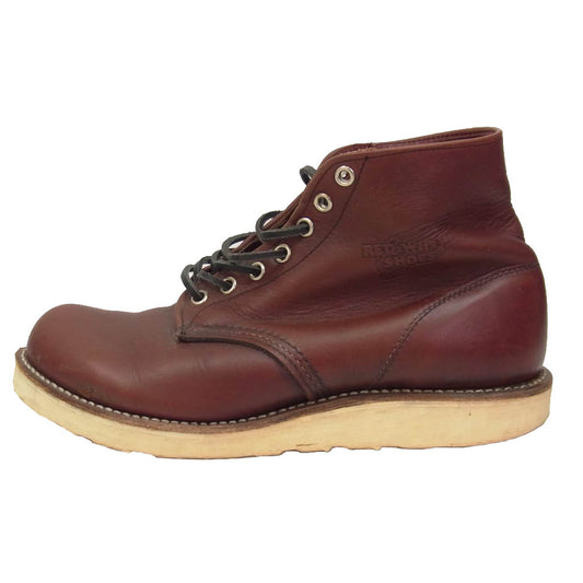 RED WING レッドウィング 9105 プレーントゥ ブーツ ブラウン系 8E【中古】
