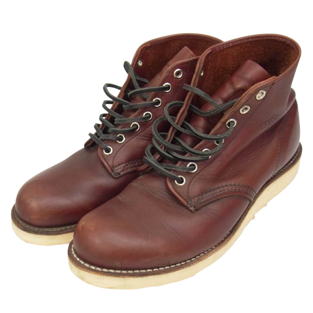 RED WING レッドウィング 9105 プレーントゥ ブーツ ブラウン系 8E【中古】