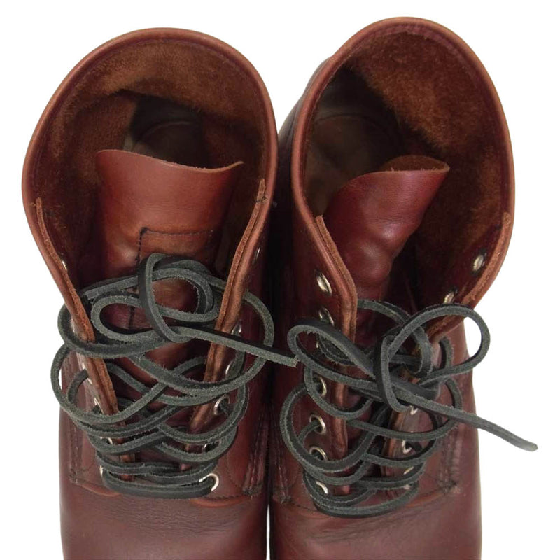 RED WING レッドウィング 9105 プレーントゥ ブーツ ブラウン系 8E【中古】