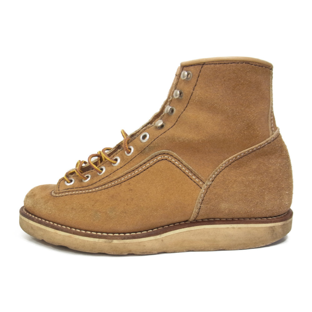 LONE WOLF ロンウルフ FO1616 HUNTER ハンター スエード ブーツ ベージュ系 8【中古】