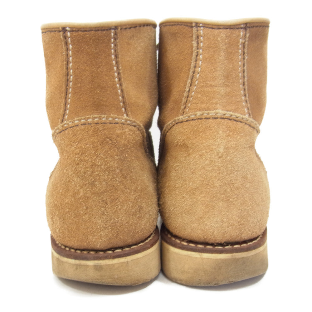 LONE WOLF ロンウルフ FO1616 HUNTER ハンター スエード ブーツ ベージュ系 8【中古】