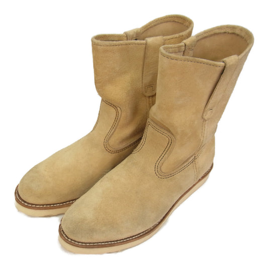 RED WING レッドウィング 8168 Pecos Boots ペコス ベージュ系 8 1/2E【中古】