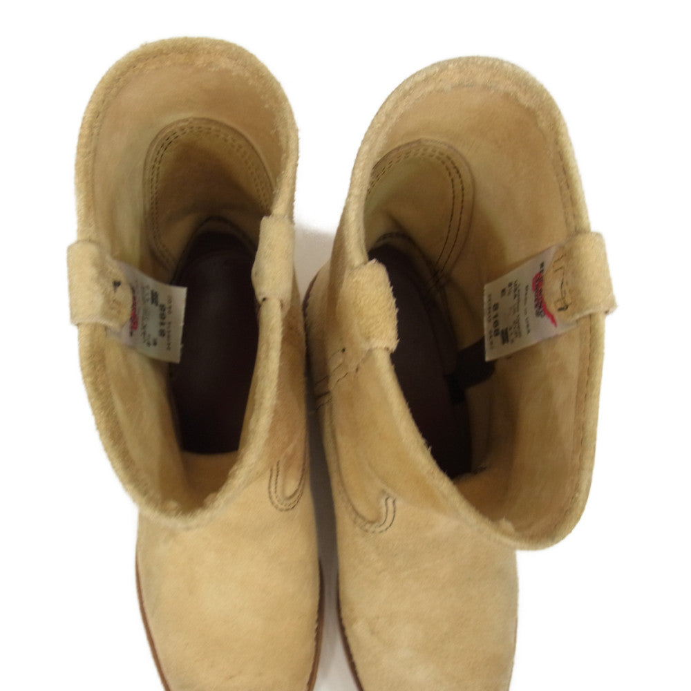 RED WING レッドウィング 8168 Pecos Boots ペコス ベージュ系 8 1/2E【中古】