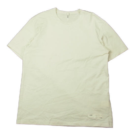 ATTACHMENT アタッチメント AJ02-214 60/2 GIZA SILKY CREW NECK TEE ギザ シルキー クルーネック 半袖 Tシャツ ホワイト系 2【中古】