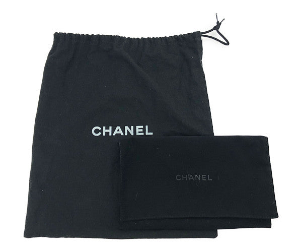 CHANEL シャネル ボーイシャネル チェーン ショルダー ウォレット ブラック系【中古】