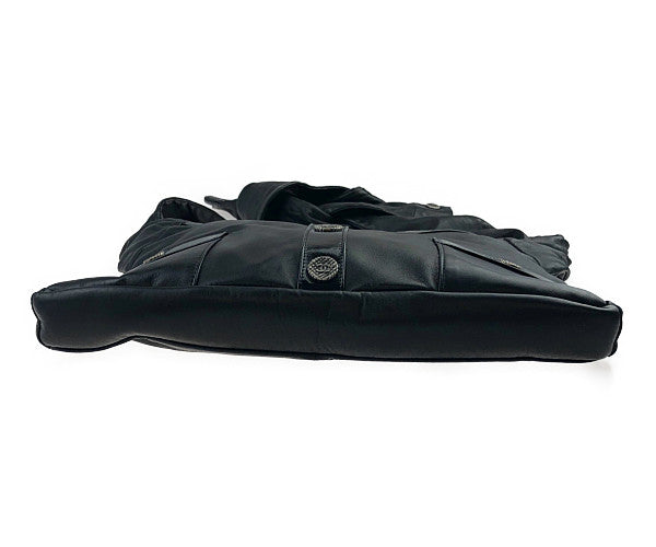 CHANEL シャネル A90766 ガールシャネル ショルダー レザー バッグ ブラック系【中古】