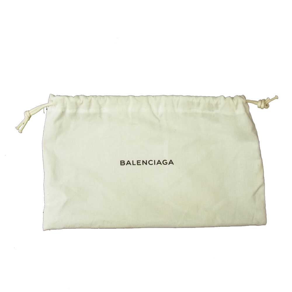 BALENCIAGA バレンシアガ 436045 ラウンド ファスナー 長財布 ブラック系【中古】