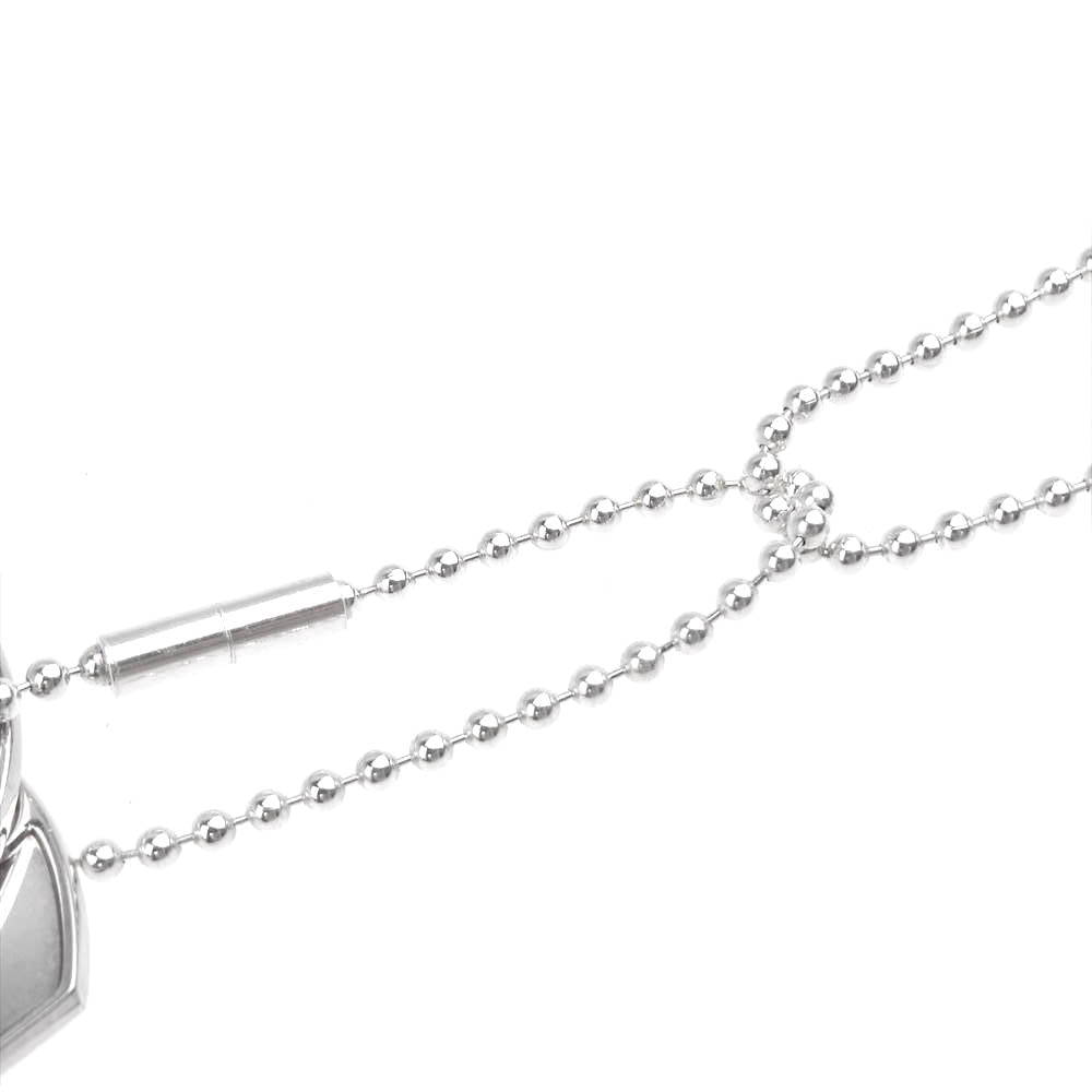 GUCCI グッチ ドッグタグ ネックレス シルバー系【中古】