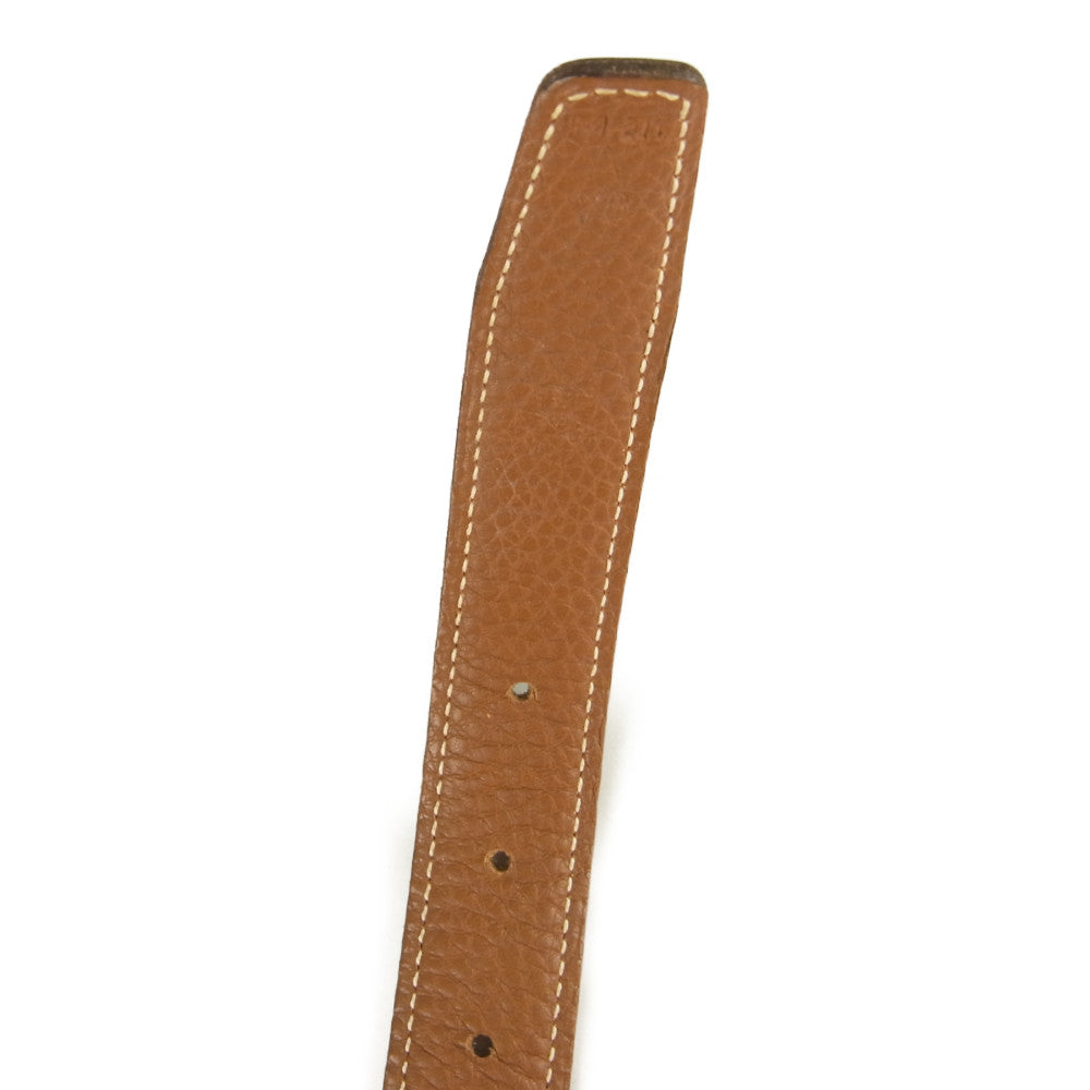 HERMES エルメス ミニ コンスタンス リバーシブル H バックル ベルト □F刻印 マルジェラ期 ブラック系 70【中古】