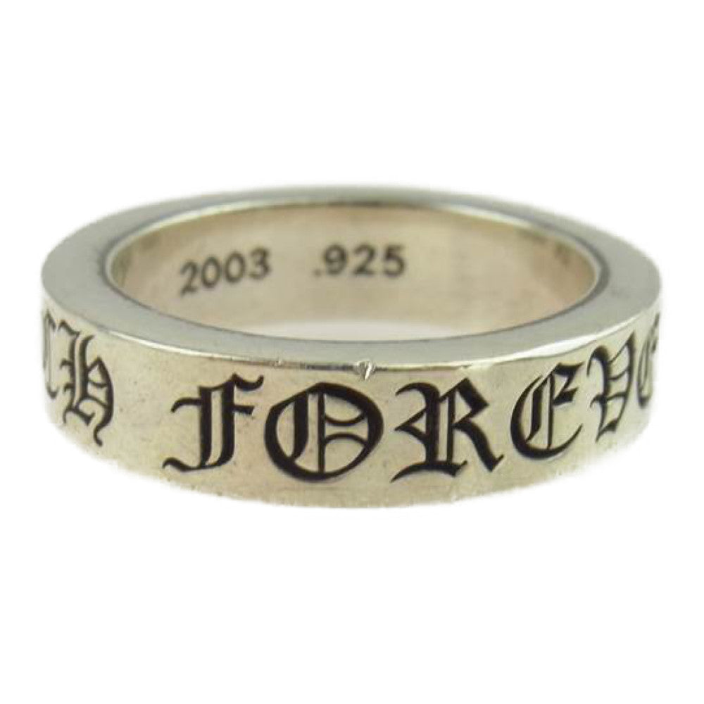 CHROME HEARTS クロムハーツ（原本無） 6mm SPACER FOREVER フォーエバー　スペーサーリング シルバー系【中古】