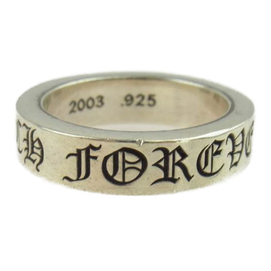 CHROME HEARTS クロムハーツ（原本無） 6mm SPACER FOREVER フォーエバー　スペーサーリング シルバー系【中古】