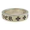 CHROME HEARTS クロムハーツ（原本無） 6mm SPACER FOREVER フォーエバー　スペーサーリング シルバー系【中古】