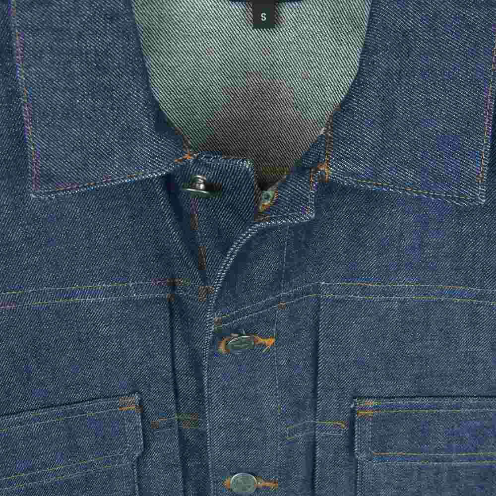 A.P.C. アーペーセー 2ndタイプ リジッド デニム ジャケット ベトナム製 インディゴブルー系 S【中古】