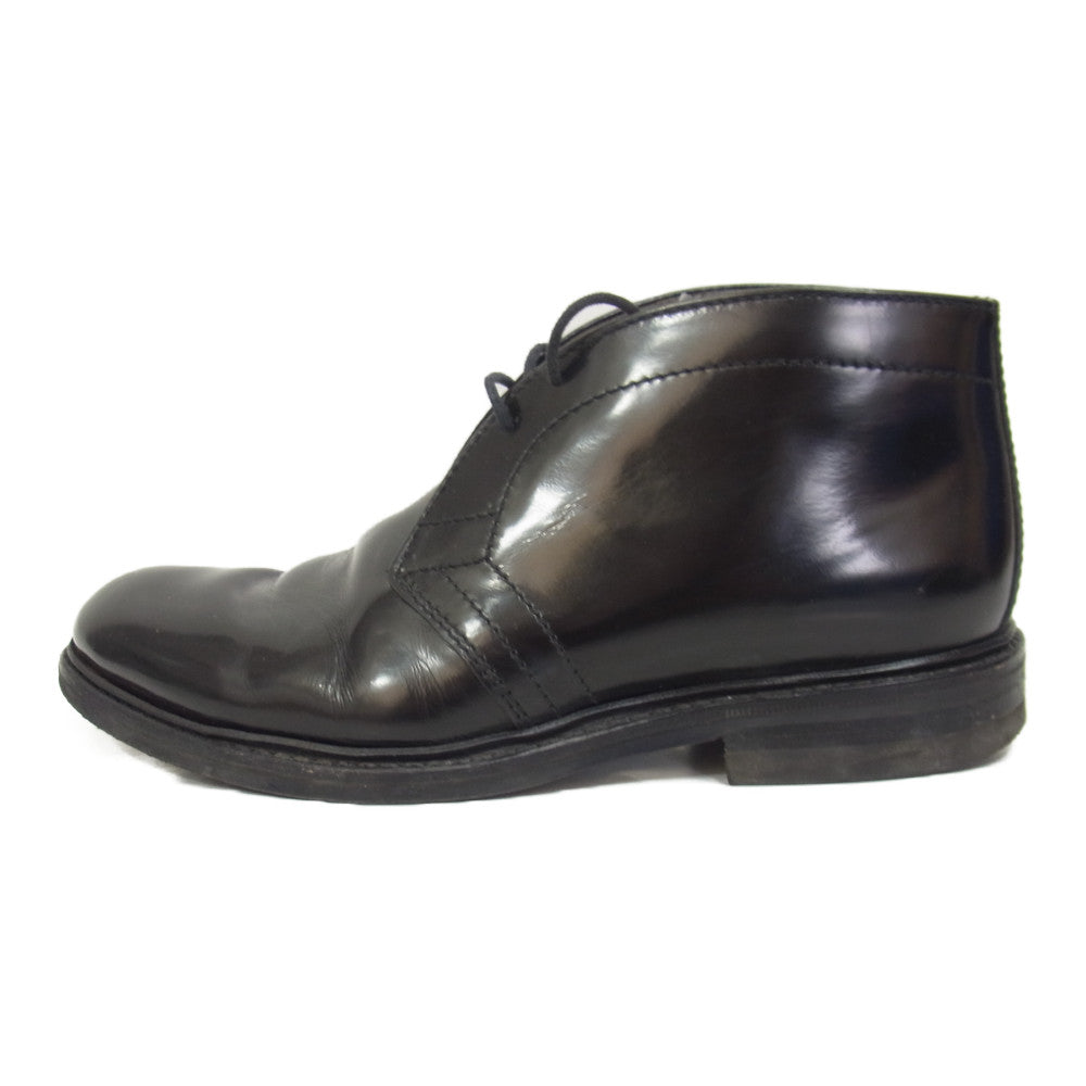 JALAN SRIWIJAYA ジャランスリウァヤ 98440 16088 ダイナイトソール レザー チャッカブーツ シューズ ブラック系 6 1/2【中古】