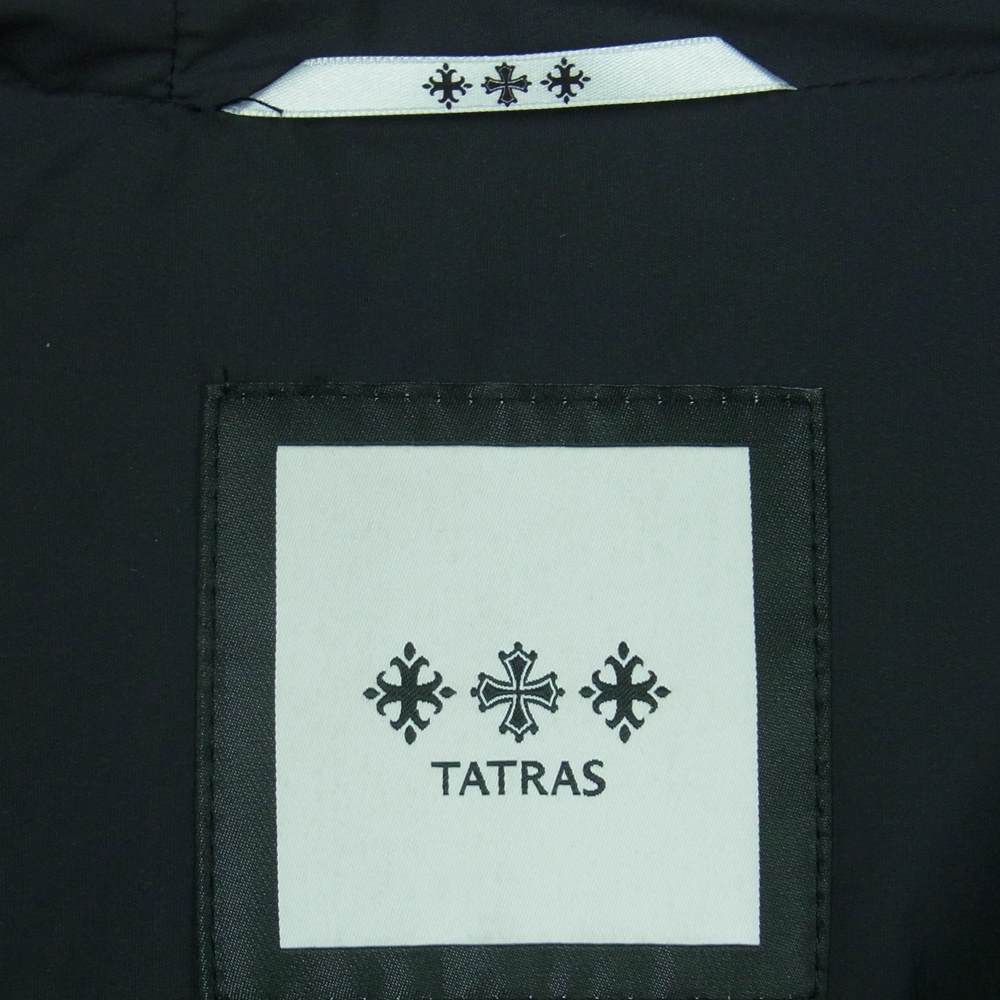 TATRAS タトラス MTA4SH4193 カシミヤ混 ウール ダウン ジャケット ポーランド製 ブラック系 03【中古】