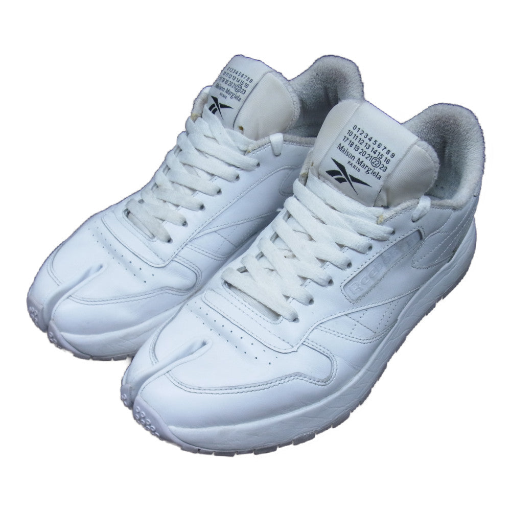 MAISON MARGIELA メゾンマルジェラ MAISON MARGIELA PROJECT 0 CL H04865 足袋 タビ ローカット スニーカー ホワイト系 US9【中古】