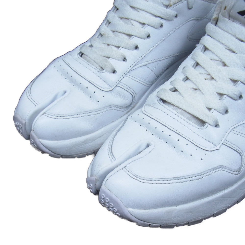 MAISON MARGIELA メゾンマルジェラ MAISON MARGIELA PROJECT 0 CL H04865 足袋 タビ ローカット スニーカー ホワイト系 US9【中古】