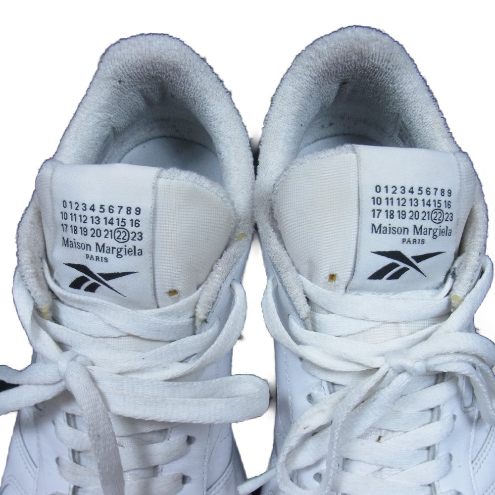 MAISON MARGIELA メゾンマルジェラ MAISON MARGIELA PROJECT 0 CL H04865 足袋 タビ ローカット スニーカー ホワイト系 US9【中古】