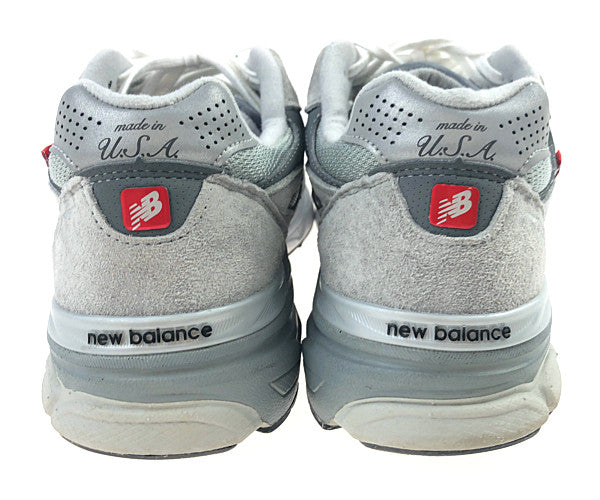 NEW BALANCE ニューバランス M990VS3 USA製 スニーカー グレー系 9【中古】