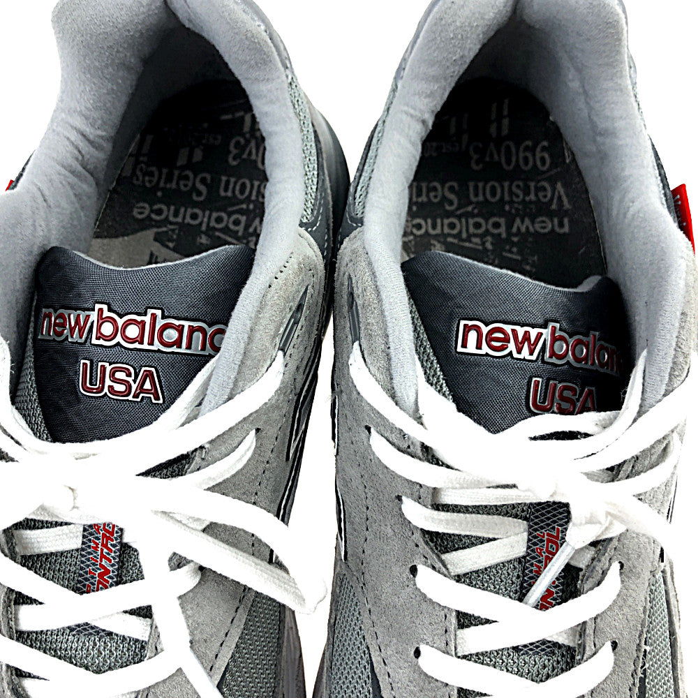 NEW BALANCE ニューバランス M990VS3 USA製 スニーカー グレー系 9【中古】